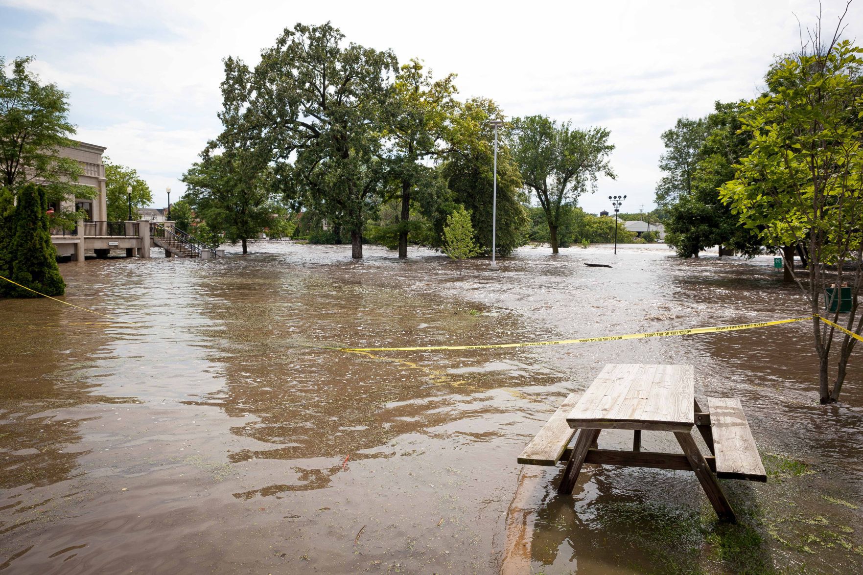 Veterans Terrace flooding